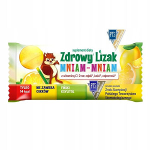 Zdrowy Lizak Mniam Z Ksylitolem I Stewią Cytryna