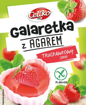 Galaretka Z Agarem Truskawkowa Bezglutenowa