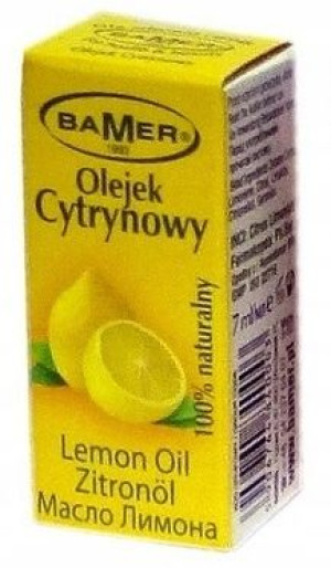 Cytrynowy 100% Naturalny Olejek Eteryczny Bamer 7
