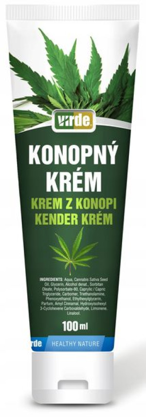 Krem Konopny Z Olejem Z Konopi Virde 100 Ml