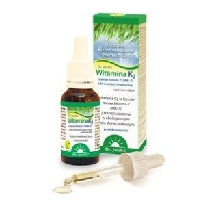 Dr.Jacobs witamina K2 MK7 20 ml naturalna KOŚCI