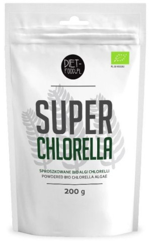 Bio Super Chlorella Ekologiczna 200g Diet Food