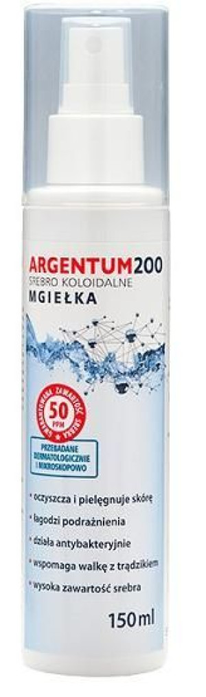 Srebro Argentum Mgiełka 50 Ppm 150 Ml - Aura
