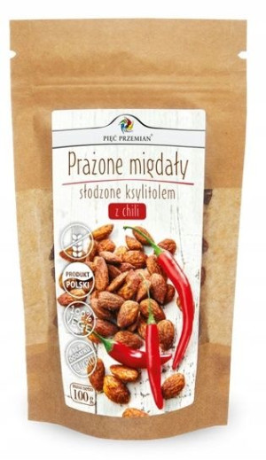 Prażone Migdały Z Chilli Solą Himalajską Ksylitol