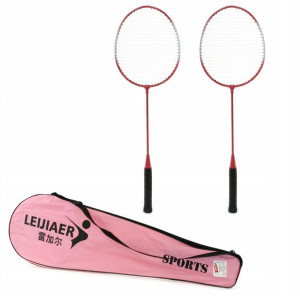 ZESTAW DO GRY badminton DWIE RAKIETKI + POKROWIEC