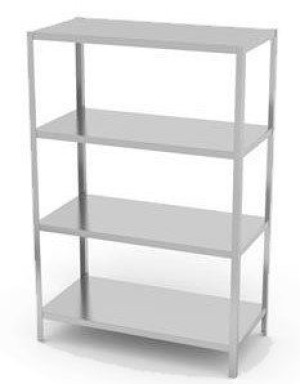 Regał Magazynowy 4 Półki 100x60x180 Hendi 812556