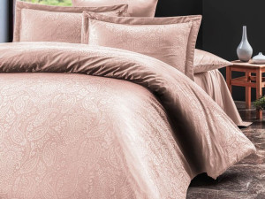 Pościel satyna bawełniana(P) SAL LIGHT PINK/220x200 LUXURY PREMIUM