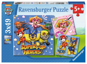 Puzzle 3x49el - Psi Patrol - RAVENSBURGER