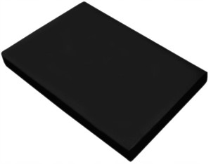 Prześcieradło satynowe 160x210 Greno czarne