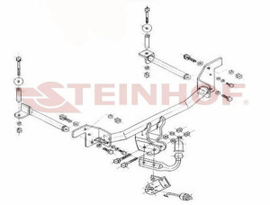 Hak holowniczy Steinhof  Audi Q2 2016-