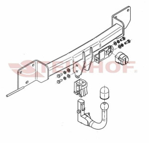 Hak holowniczy Steinhof  BMW Seria 1 E87 2004-2011