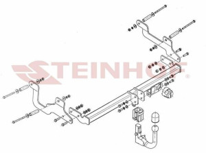Hak holowniczy Steinhof  Dacia Lodgy 2012-