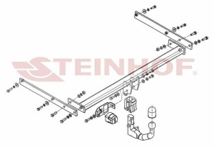 Hak holowniczy Steinhof  Ford C-MAX II 2010-