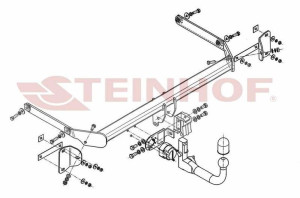 Hak holowniczy Steinhof  Ford B-MAX 2012-2017