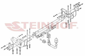 Hak holowniczy Steinhof  Lexus RX 450H 2009-2015