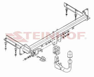 Hak holowniczy Opel Astra H Kombi 2004-2014