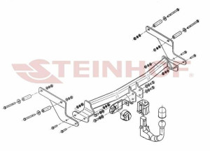 Hak holowniczy Steinhof  Renault Captur 2013-