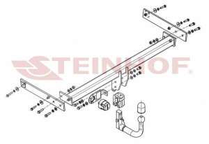 Hak holowniczy Steinhof  Seat Alhambra II 2010-2012