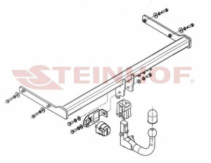 Hak holowniczy Steinhof  Skoda Rapid 2012-