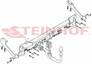 Hak holowniczy Steinhof  Citroen DS5 2011-