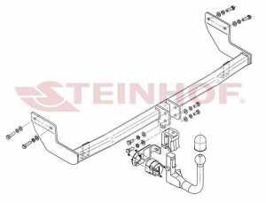 Hak holowniczy Steinhof  Hyundai ix20 2010-