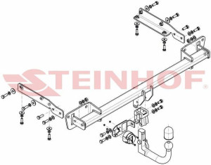 Hak holowniczy Steinhof  Opel Astra V K HB 2011-