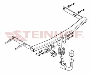 Hak holowniczy Steinhof  Seat Ibiza HB 2008-2017