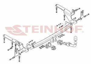 Hak holowniczy Steinhof Toyota RAV4 2006-2012
