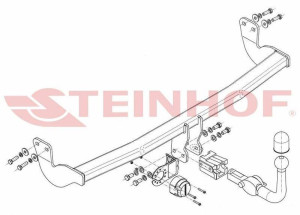 Hak holowniczy Steinhof Citroen DS3 2009-