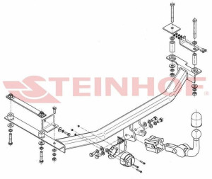 Hak holowniczy Steinhof Honda Jazz III 2008-2014