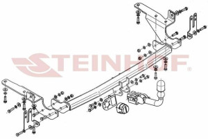 Hak holowniczy Steinhof Toyota RAV4 III 2006-2013