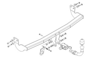 Hak holowniczy Autohak Citroen C3 II 2010-2016