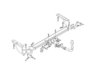 Hak holowniczy Autohak  Citroen C5 I Kombi 2004-2008