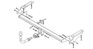 Hak holowniczy Autohak Citroen C5 I 2004-2008