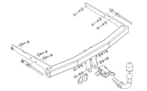 Hak holowniczy Autohak Ford Mondeo Hatchback 2007-2014