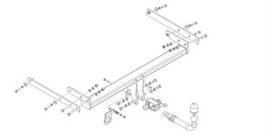 Hak holowniczy Autohak Ford Kuga 2008-2013