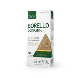 Medica Herbs BORELLO Complex-3 borelioza - 500mg - 60 kapsułek
