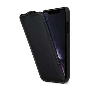 BAROON Slim Flip Black Elegance etui do iPhone XR