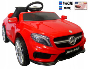 Auto Na Akumulator Mercedes Miękkie Koła Ekoskóra