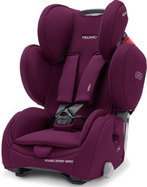Recaro Young Sport Hero - fotelik samochodowy 9-36 kg | Very Berry