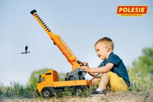 Polesie Ciężarówka Volvo Dźwig z Platformą