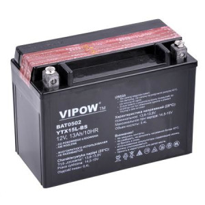 Akumulator Vipow Mc Do Motocykli 12V 13Ah