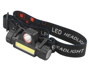 Latarka czołowa odpinana+magnes 1xLed3W1 x COB 2W