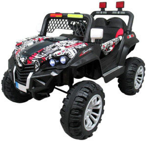 Samochodzik Autko  Buggy 4x4 biały-czarny