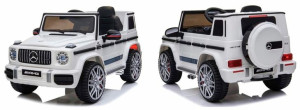 Samochodzik Autko Mercedes G63 białyna akumulator