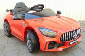 Samochodzik Autko Mercedes GTR czerwonyna akumulator