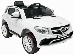 Samochód autko MERCEDES-BENZ GLE63S biały na akumulator