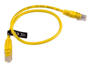 Kabel Utp Cat 5E Patchcord 1M ZółtyESPERANZA EB273Y