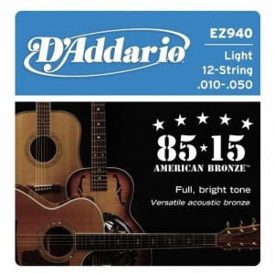 D'Addario EZ940 struny do gitary akustycznej 12str