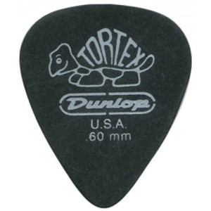 Dunlop Tortex Pitch Black 0,60mm. kostka gitarowa